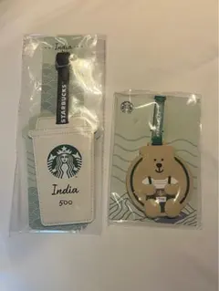 新品 スターバックス インド限定 ベアリスタ ラゲッジタグ バッグタグ