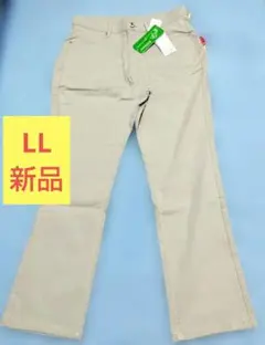 ★LL 新品 しまむらパンツ クイックビューティー/ストレート夏パンツストレッチのサムネイル