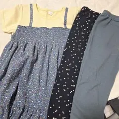 130cm ワンピースとレギンスセット　ユニクロ　SM2