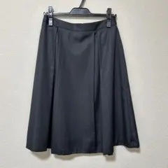 COMME CA ISM 黒 フレアスカート L