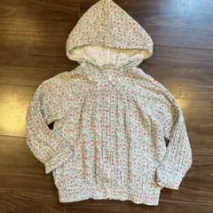 花柄フード付きジャケット110cm