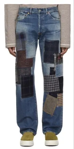 【アイジュンヤワタナベマン × リーバイス】 パッチワーク リペア加工デニム