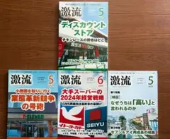 B001 激流 雑誌 よりどり3冊セット 2022年〜2025 小売業の経営戦略