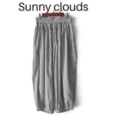 Sunny clouds サニークラウズ　パンツ　ワイドパンツ　ストライプのサムネイル