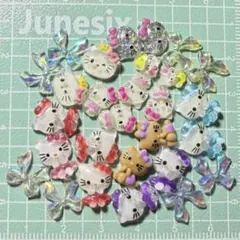 ネイルパーツ キティちゃん 詰め合わせ 28P リボン キャラクター