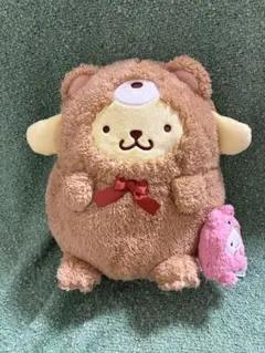 サンリオ　ポムポムプリン　いつもいっしょペアぬいぐるみ