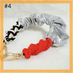 #4 パラコード ハンドストラップ スマホストラップ キーリング ハンドメイド