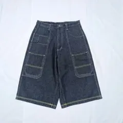 【RUFF RIDERS】希少90s~ワーク系バギーデニムショーツ・ハーフパンツ