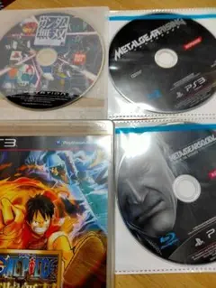 PS3 メタルギア4 ライジング ガンダム無双 海賊無双2 動作確認済み