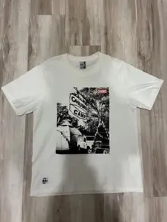 CHUMS キャンプサインプリント Tシャツ Lサイズ