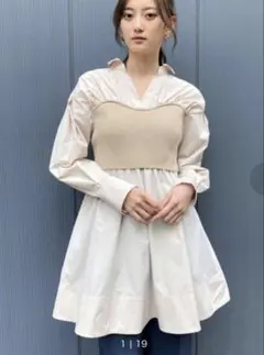 morii♡ ＊ ニコアンド ＊ みきてぃ シアービスチェブラウス morii♡様専用 ＊ ニコアンド ＊ みきてぃ シアービスチェブラウス