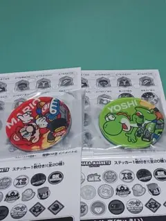 キャラマグネッツ スーパーマリオカートワールド/マリオ/ヨッシー/2個セット