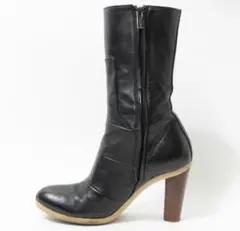 高級23万円●JIL SANDER ジルサンダー ブーツ 23.0cm 破損ありのサムネイル