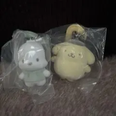 サンリオ カラフルカラビナチャーム ポチャッコ ポムポムプリン　2点セット