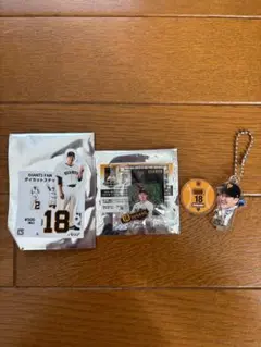 元読売ジャイアンツ 菅野智之選手 アクリルスタンド ステッカー 3点セット