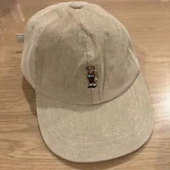 FREAK’S STORE キャップ　ポロベア　ベージュ　コーデュロイのサムネイル
