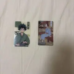 僕のヒーローアカデミア 緑谷出久/轟焦凍 和服クリアカード