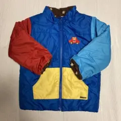 ミキハウスホットビスケッツ　【サイズ100】リバーシブル中綿アウター