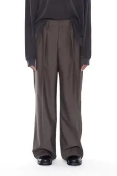 7440 37 1 16 pleated straight pants - メルカリ