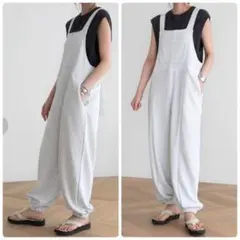 CANAL JEAN ark アーク スウェット ミニ裏毛サロペット