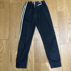 アスレチックパンツ ダークブルー サイドストライプ