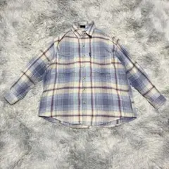 【良品】OCEAN&EARTH ネルシャツ L