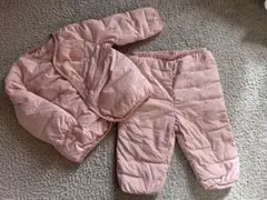 BabyGAP ピンク系ダウンジャケット・パンツセット　6ヶ月〜12ヶ月