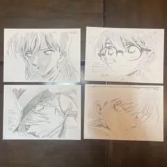 名探偵コナン イラスト 4枚セット　映画特典