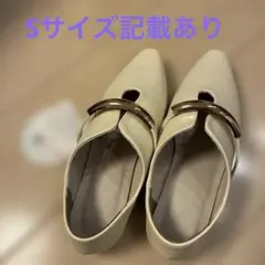 新品未使用　靴ilsolore 金具オープントゥパンプス　白　陽さんのサムネイル