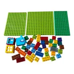 LEGO デュプロ★まとめ売り ベースプレート付き 互換ブロックあり セット