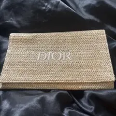 DIOR ストロー素材 クラッチバッグ