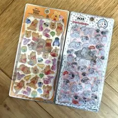 プチドロップステッカー　シール　ボンドロ　ディズニー　正規品　2枚セット