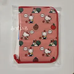 n*o様 【未使用】ファミリア キティ コラボ　マルチケース 赤 familiar ファミリア×サンリオコラボ ハローキティ マルチケース 赤