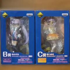 一番くじプレミアム らき☆すた×マクロス B賞 柊かがみ C賞 柊つかさのサムネイル