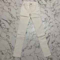 Newlyme レディース スキニー パンツ ホワイト Sサイズ 新品未使用