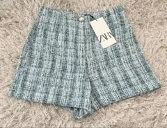 ZARA ツイードショートパンツ　タグ付き