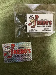 激レア！Keboz ストラップ　ステッカー　非売品　大阪POP UP 初期商品のサムネイル