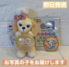 新品　クッキーアン　ぬいぐるみチャーム・ワッペン　カラフルハピネス　２０周年