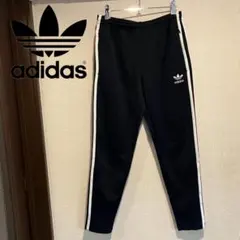 T4618★美品★アディダス*トレフォイル*トラックパンツ*レディースM