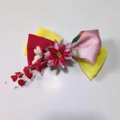 七五三 髪飾り リボン つまみ細工
