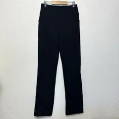 スケッチャーズ パンツ ストレート 黒 S ナイロン スパンデックス ジム