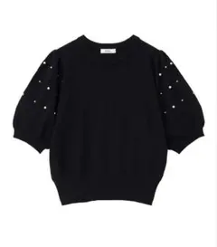 新品earth music&ecology パールスリーブニットプルオーバー