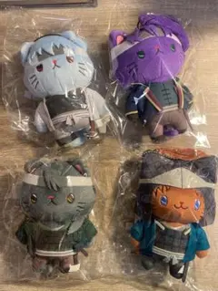 銀魂　with CAT アイマスク付きぬいぐるみキーホルダー　攘夷志士Ver