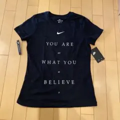 新品THE NIKE TEEナイキ ウィメンズ メッセージロゴプリントTシャツS