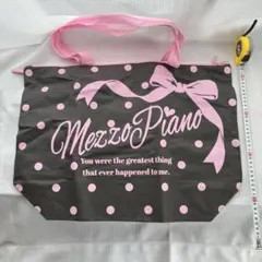 【大きめ】メゾピアノ mezzo piano ファスナー付き トートバッグのサムネイル
