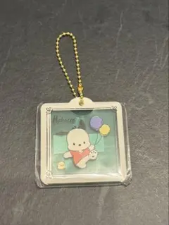 ポチャッコ　ガチャガチャ ドローイングタッチクリアアクリルキーホルダー