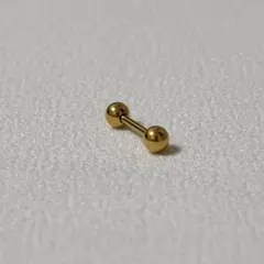 鼻ピアス 軟骨ピアス 天然ダイヤ k18 スクリュー 22G - メルカリ