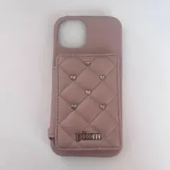 pium スマホケース ハートスタッズキルティングiPhone16 - メルカリ