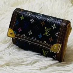 ルイ・ヴィトン 財布 コインケース マルチカラー ポルトモネプラ コインケース