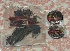 鬼滅の刃 エンドロール 冨岡義勇 アクリルスタンド 缶バッジ